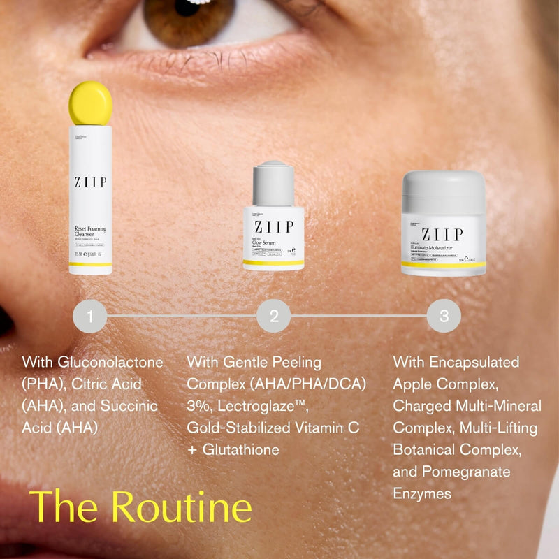 ZIIP HALO Glass Skin Routine